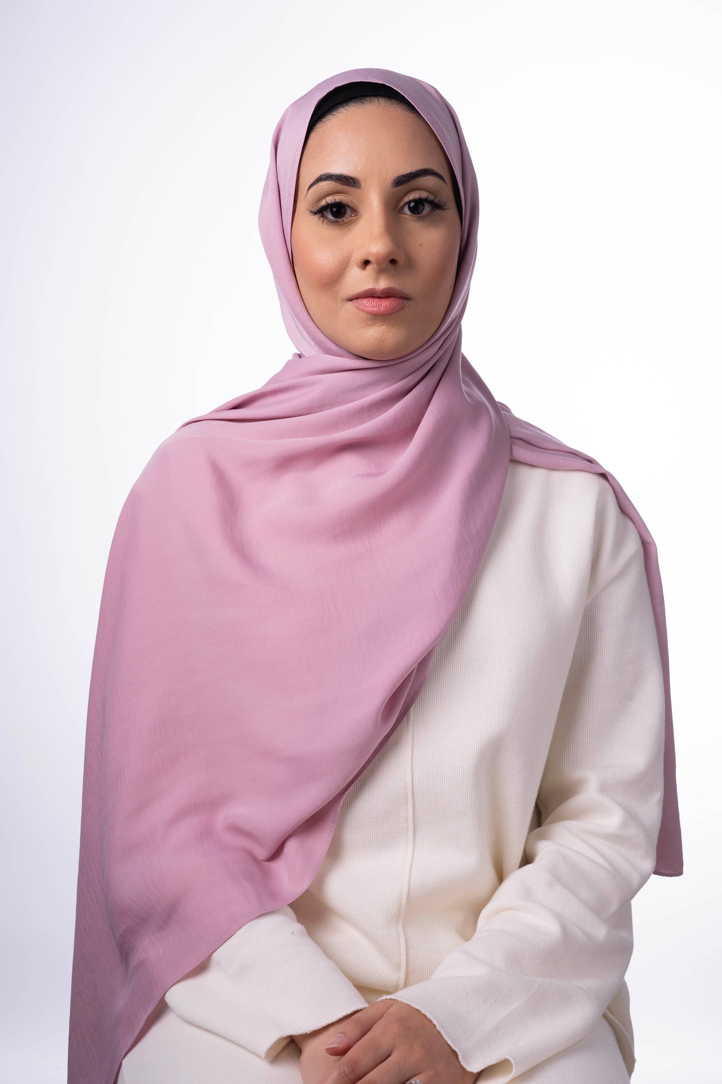 Powder Touch Hijab - Orchid Pink