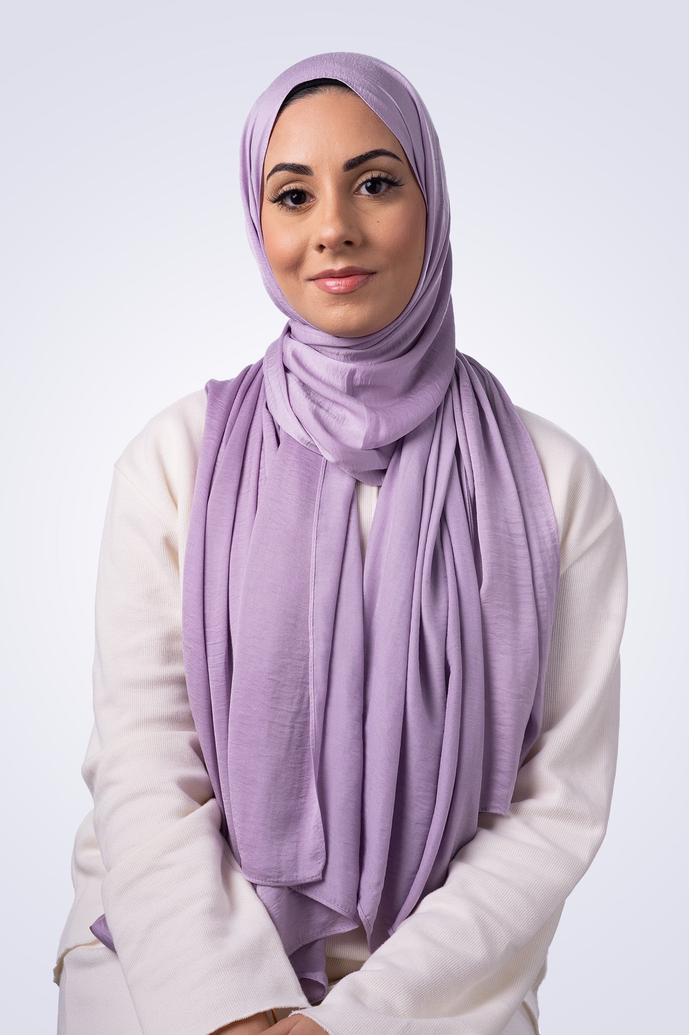 Powder Touch Hijab - Lilac