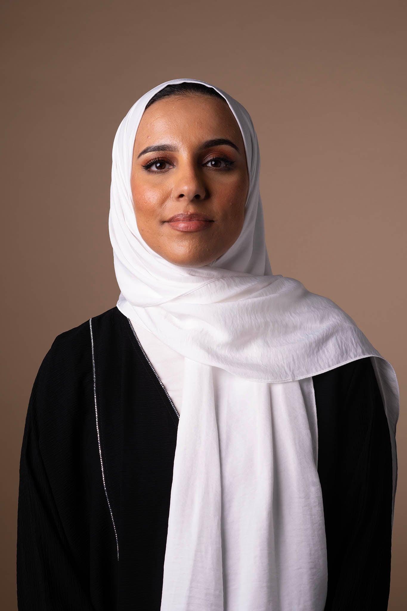 Powder Touch Hijab - Pure White