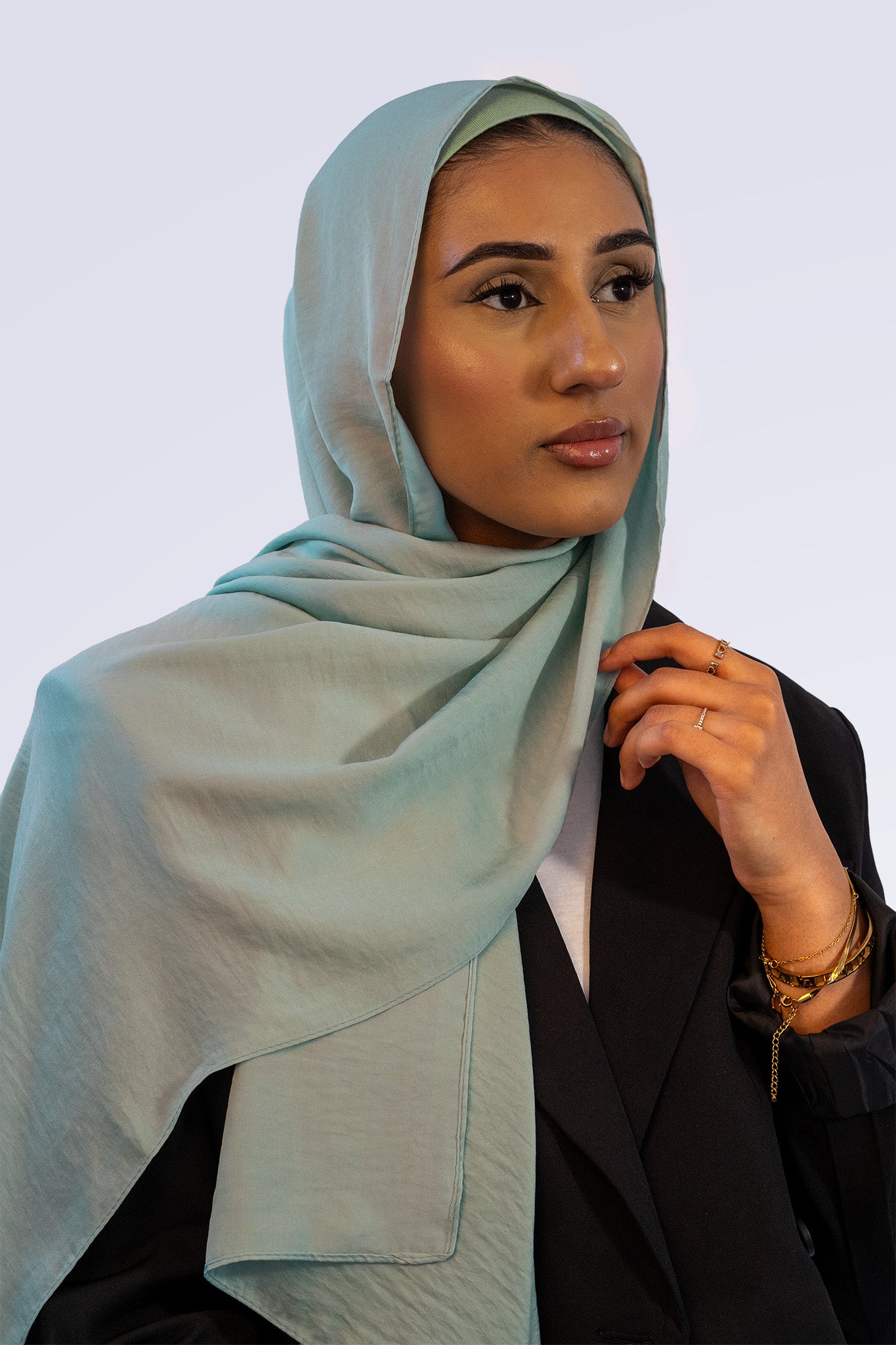 Powder Touch Hijab - Lagoon
