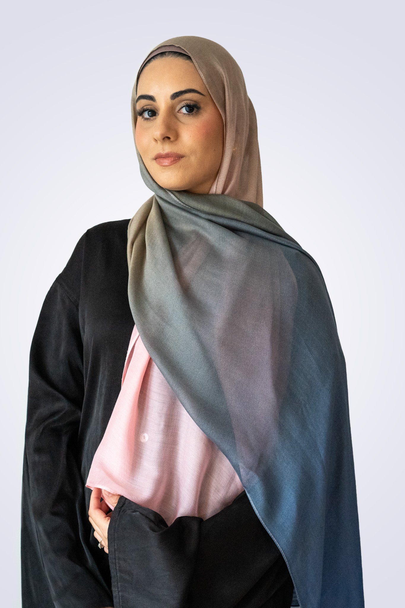 Lightweight Ombre Modal - Rose Blush
