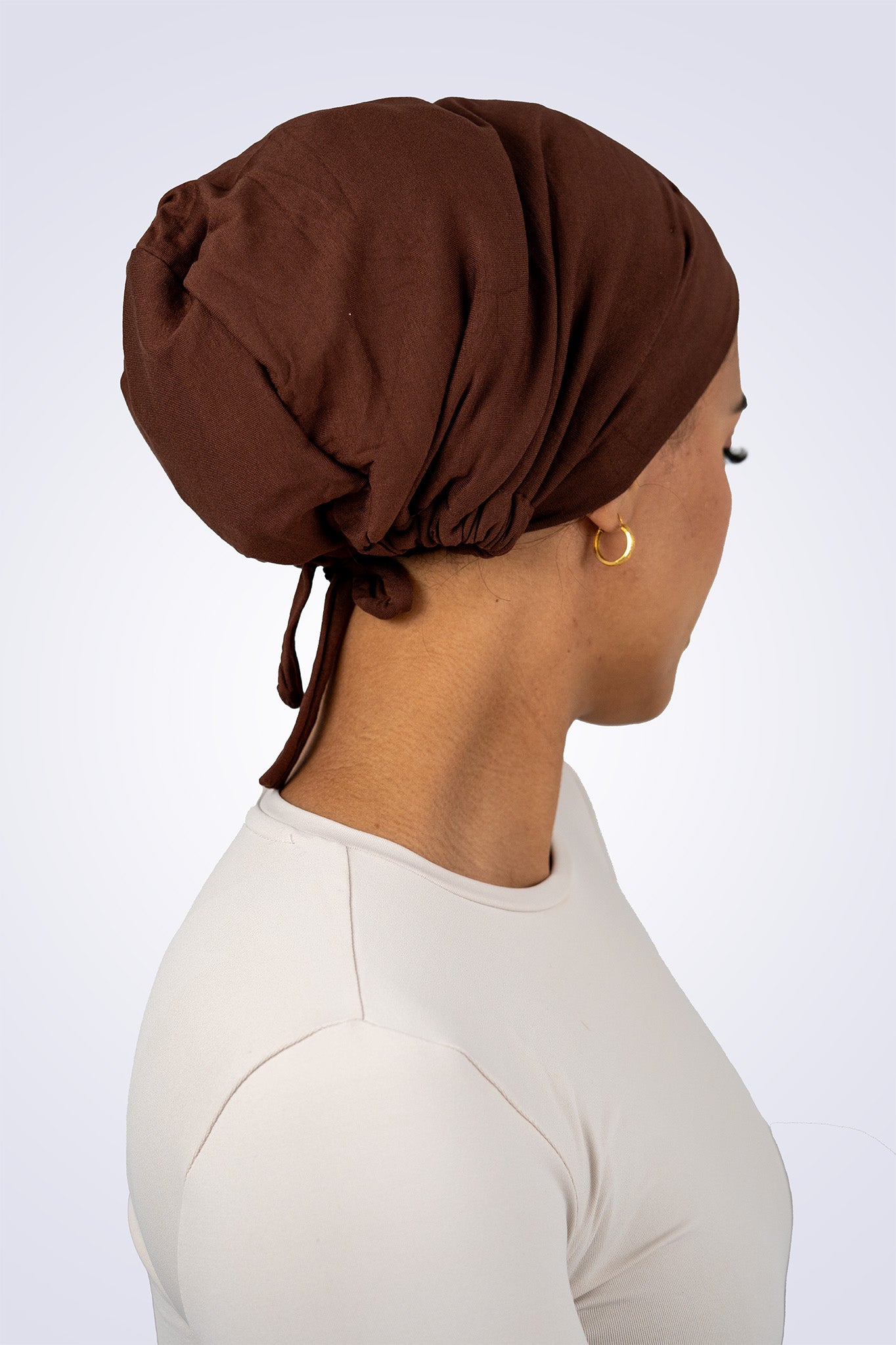 Satin Lined Undercap - Espresso Brown