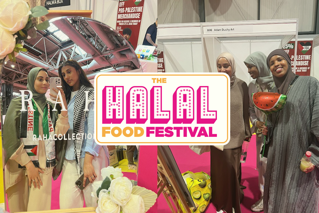 Raha collection at the halal food festival in Birmingham 2024