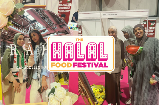 Raha collection at the halal food festival in Birmingham 2024