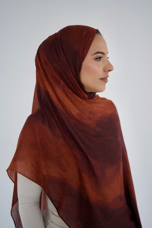 Printed Modal - Autumn Glow