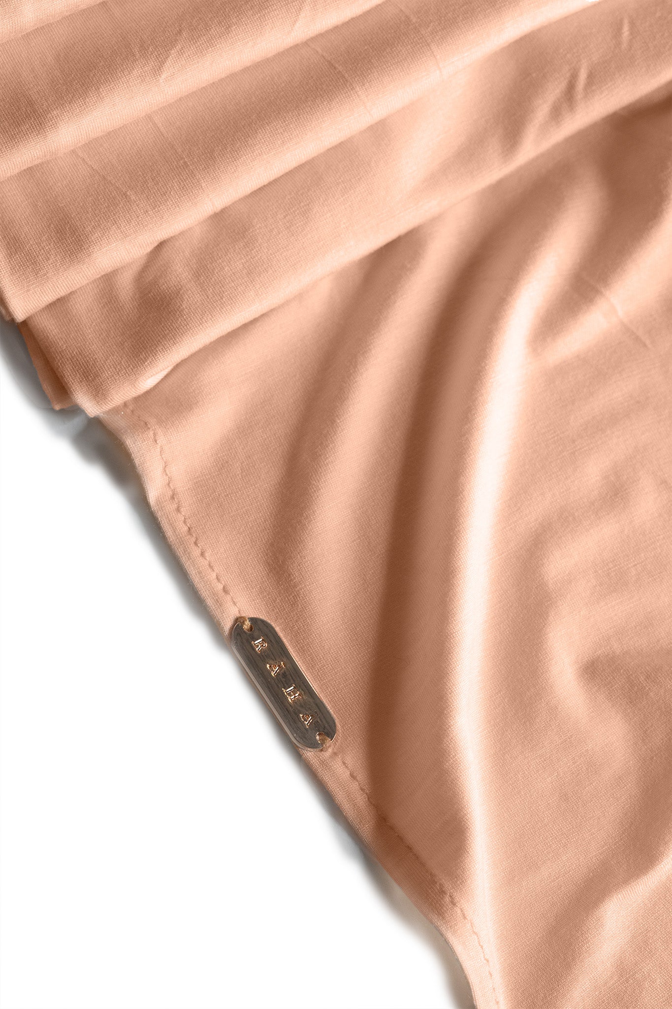 Bamboo Jersey Hijab - Apricot Tan