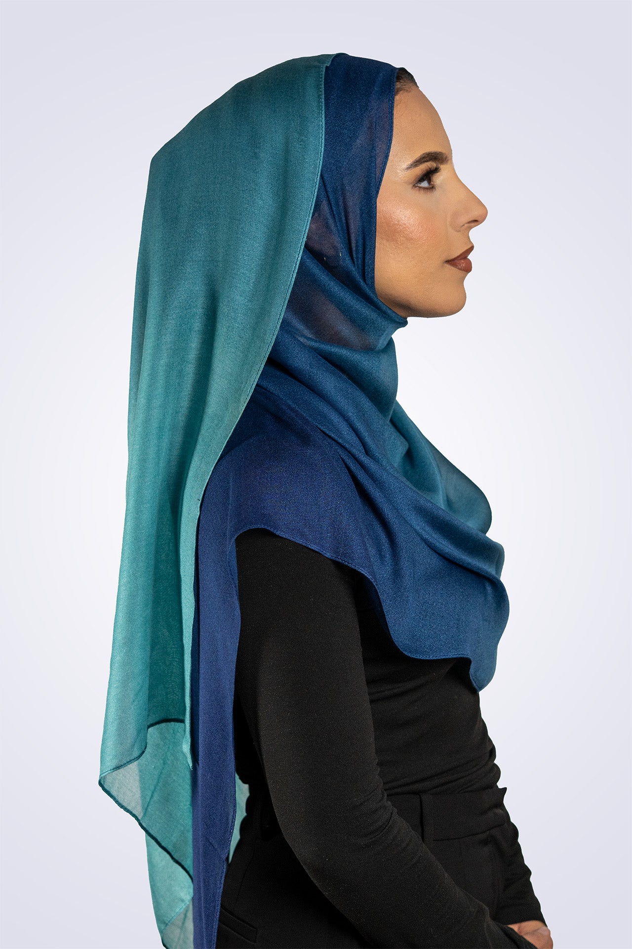 Lightweight Ombre Modal - Ocean Blue