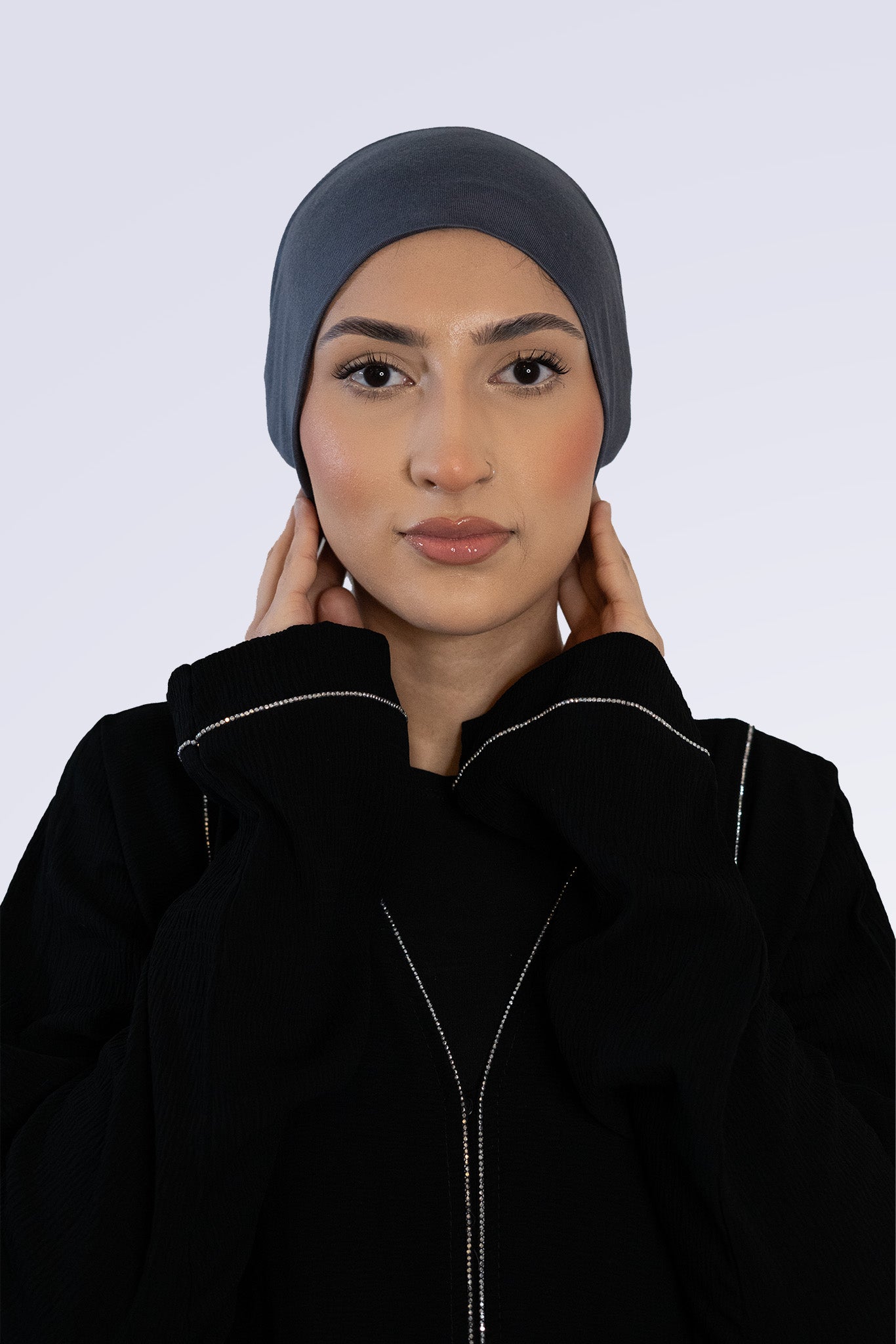 Cotton Jersey Undercap - Dark Grey