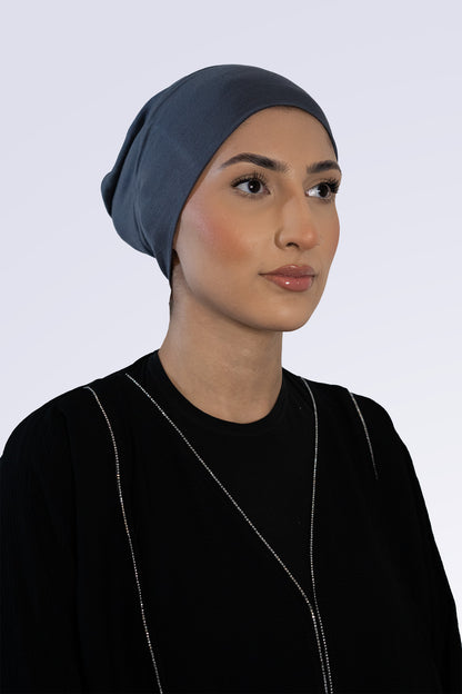 Cotton Jersey Undercap - Dark Grey