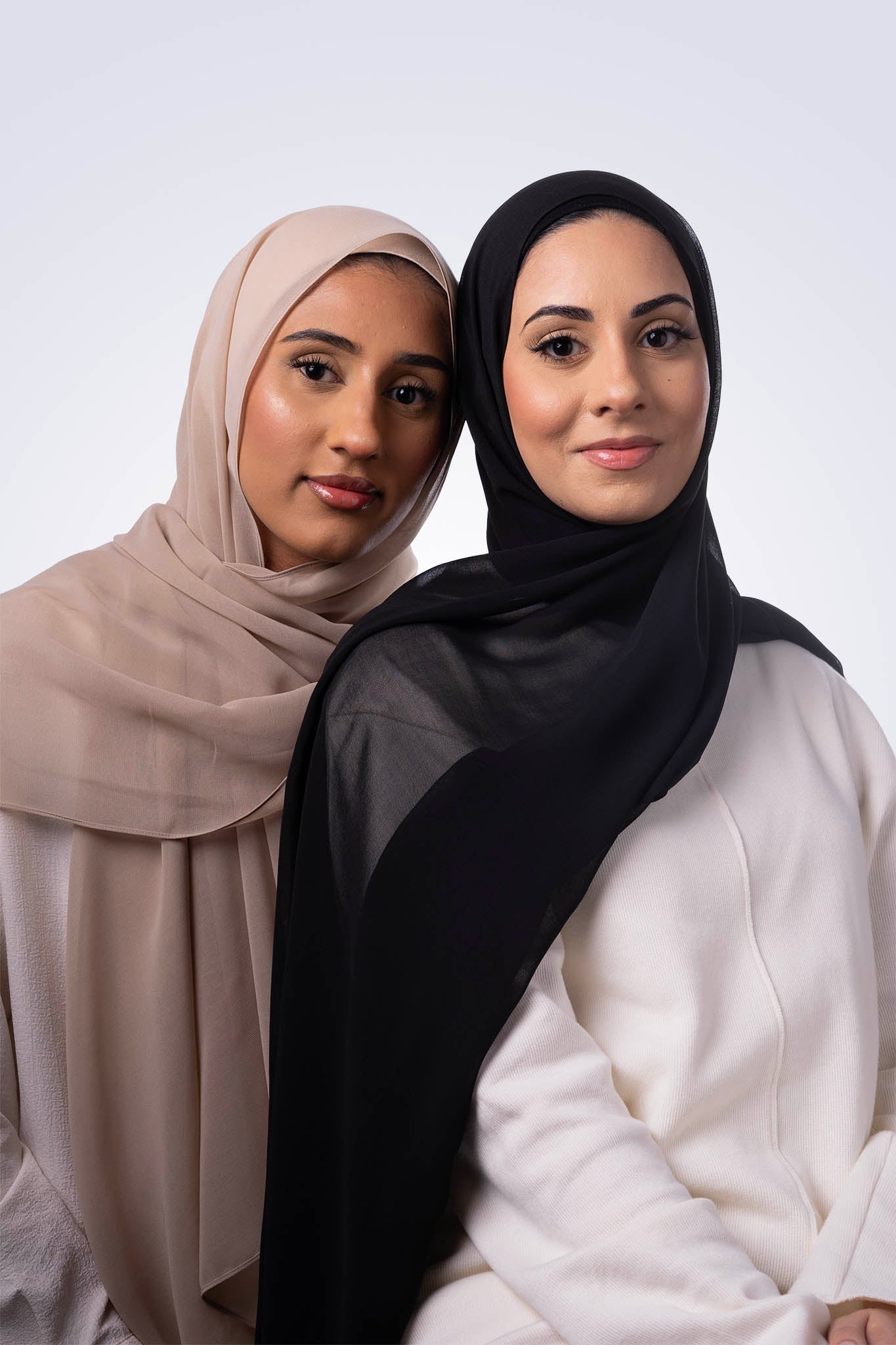 Lightweight Georgette Hijab - Beige