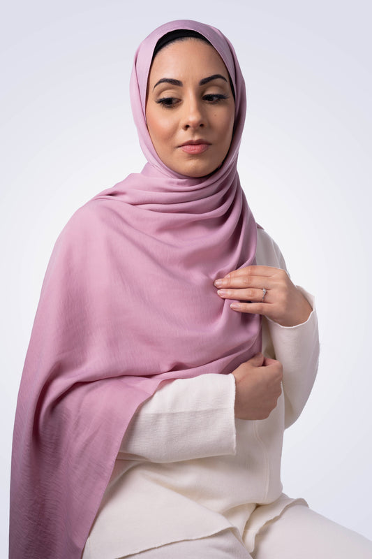 Powder Touch Hijab - Orchid Pink