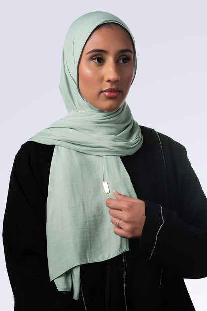 Powder Touch Hijab - Spearmint