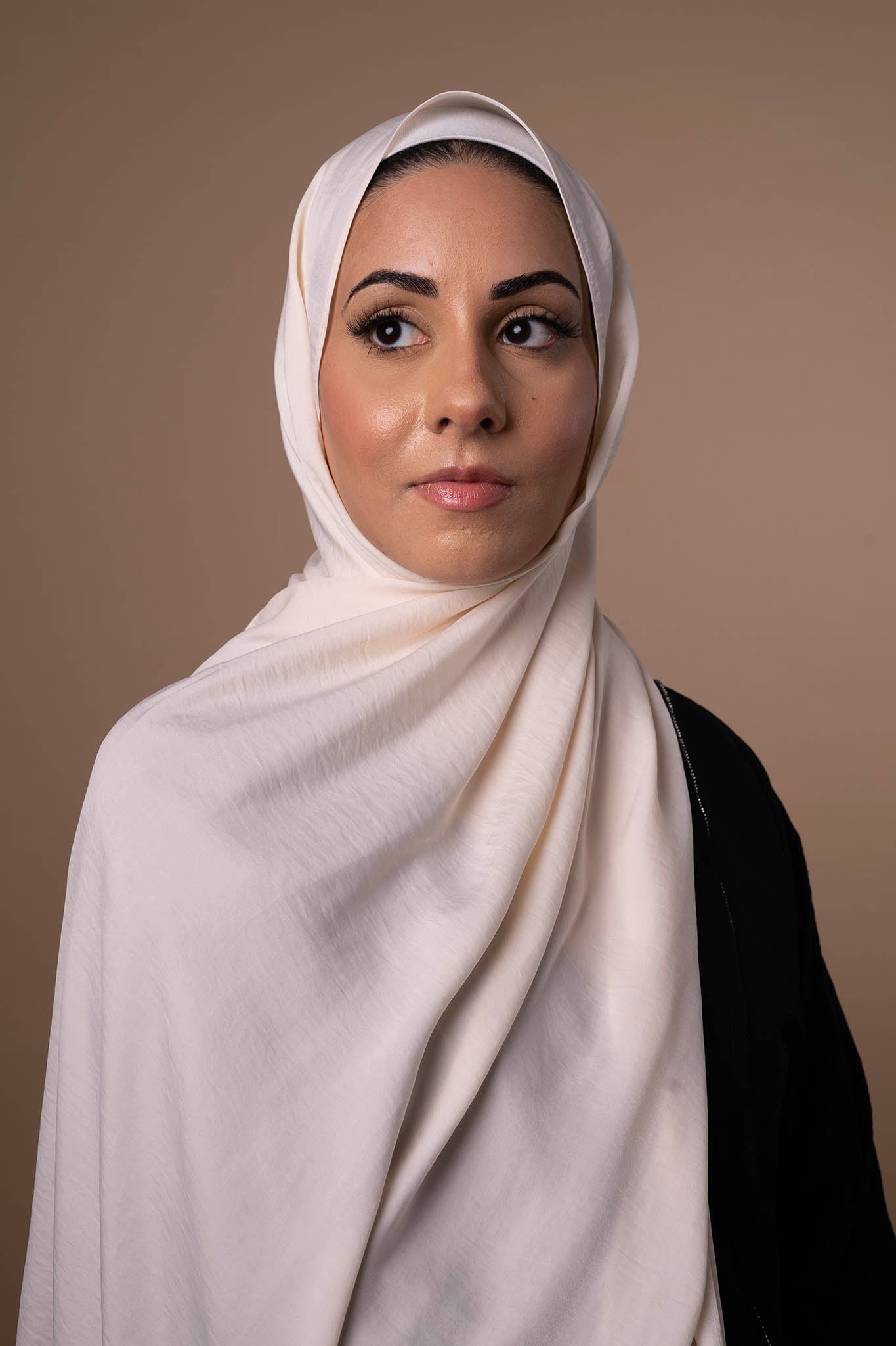 Powder Touch Hijab - Ivory