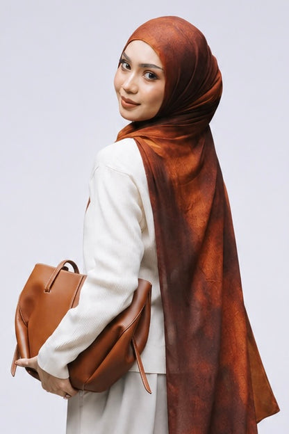 Printed Modal - Autumn Glow