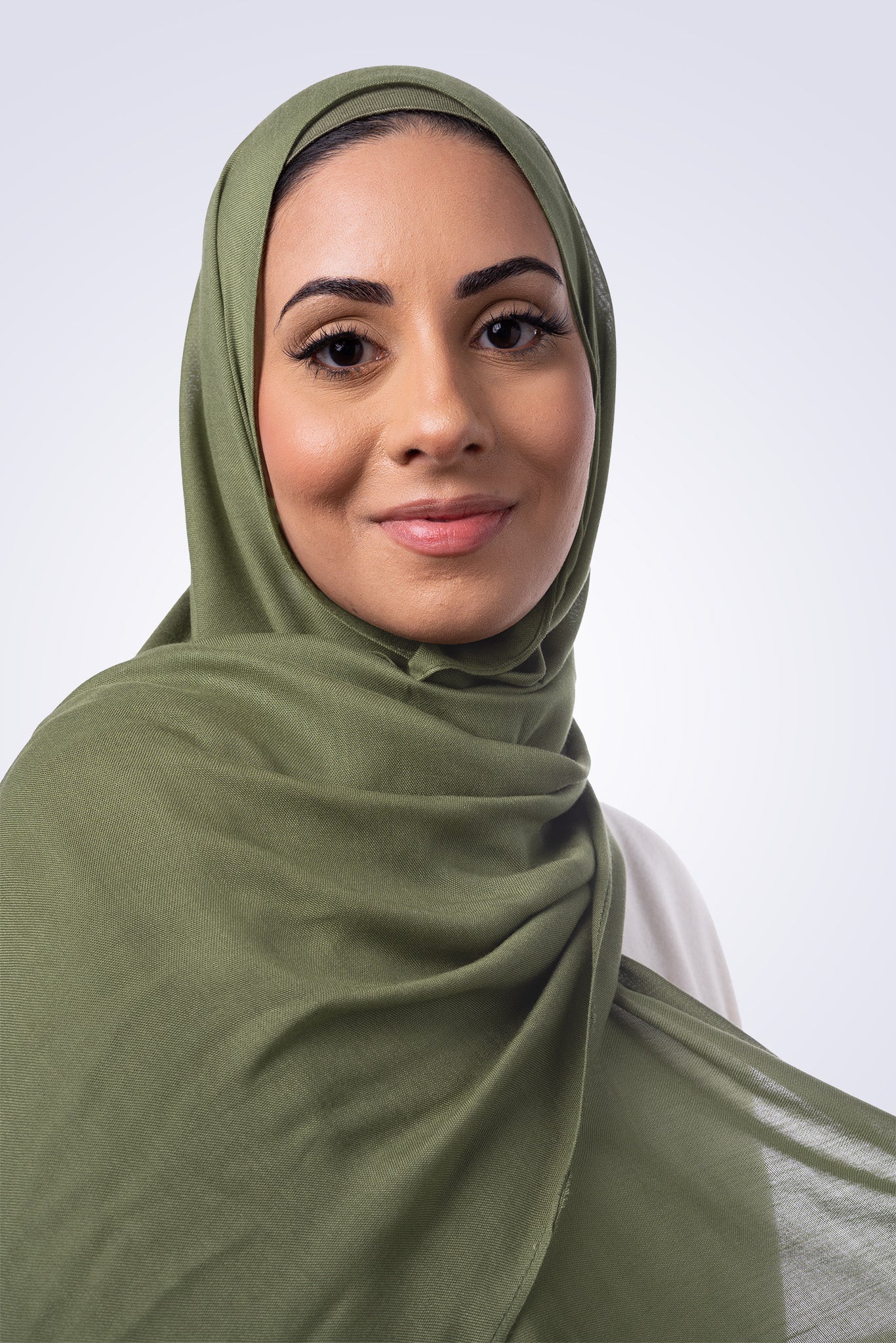 Matching Modal Hijab & Undercap - Khaki