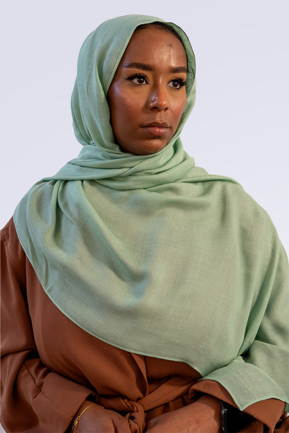 Matching Modal Hijab & Undercap - Mint