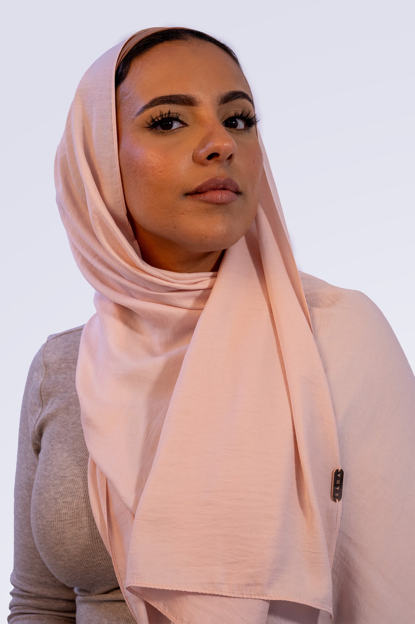 Powder Touch Hijab - Nude Pink