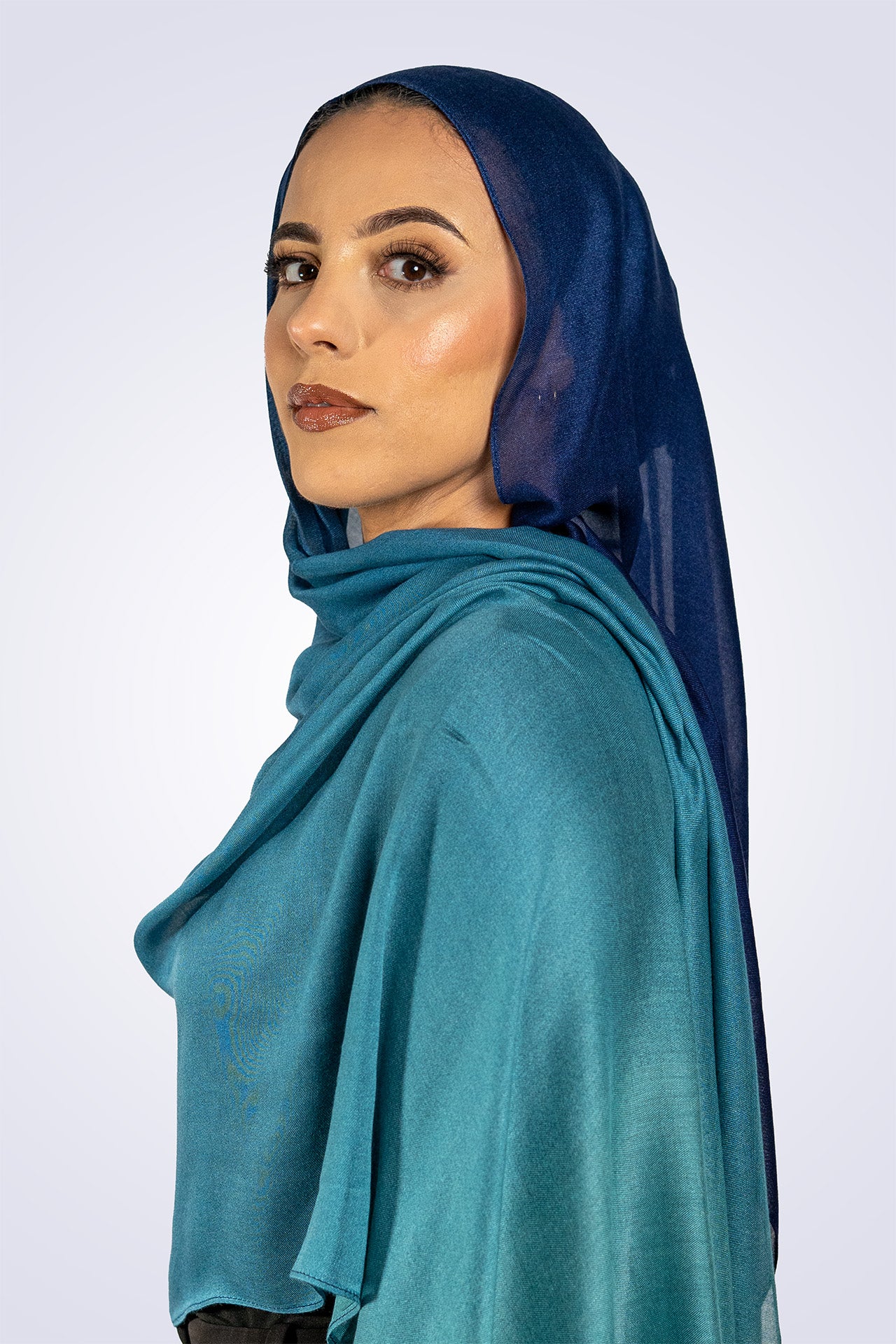 Lightweight Ombre Modal - Ocean Blue