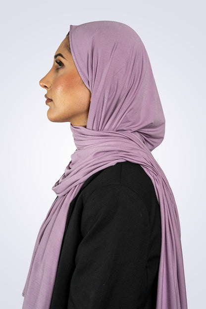 Bamboo Jersey Hijab - Pastel Lilac