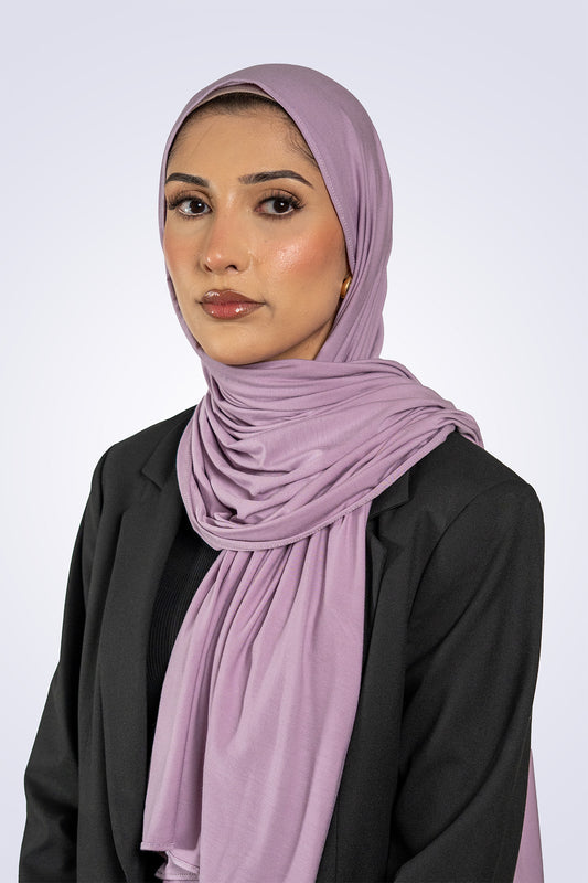 Bamboo Jersey Hijab - Pastel Lilac