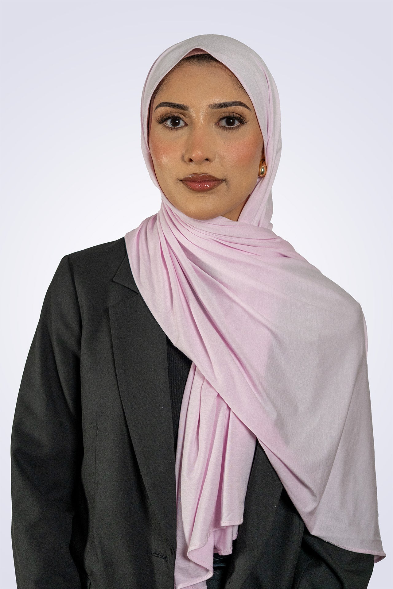Bamboo Jersey Hijab - Soft Pink