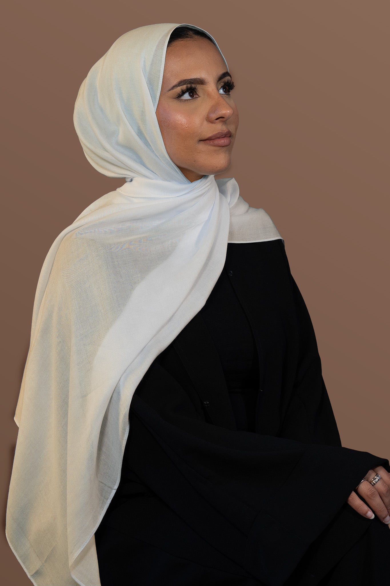 Matching Modal Hijab & Undercap - Rich Cream