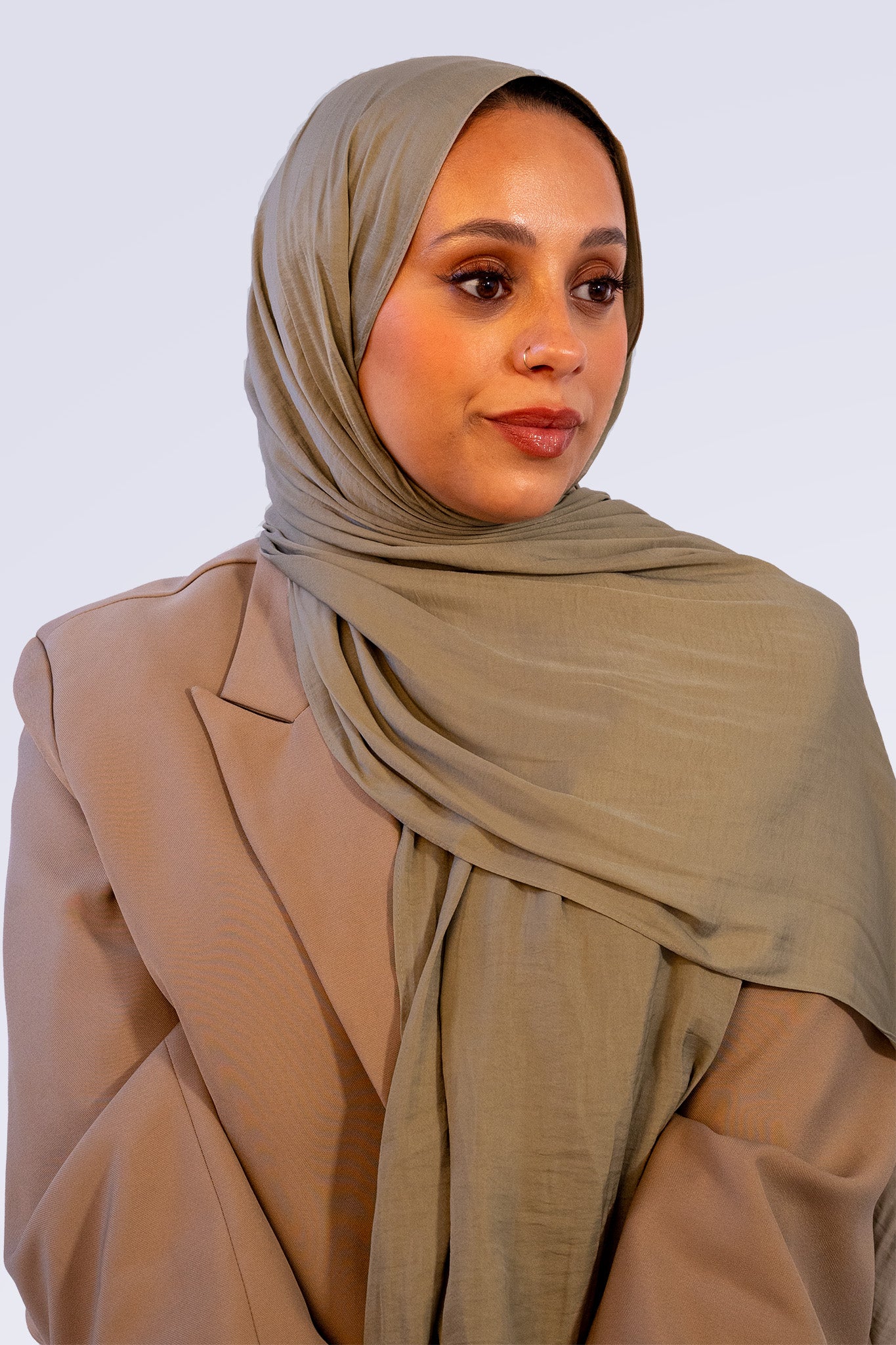 Powder Touch Hijab - Sage Green